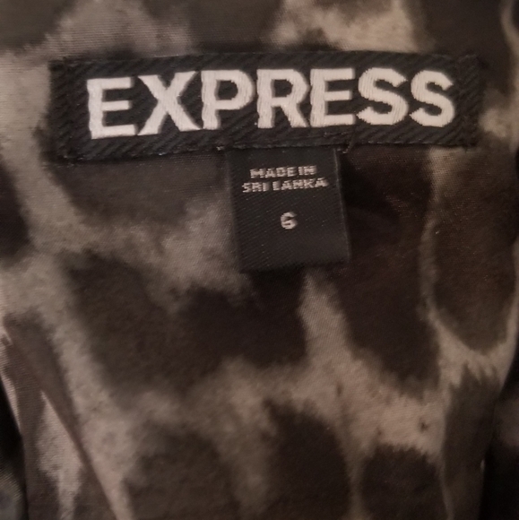 Express Color-Block Skirt - Picture 3 of 4